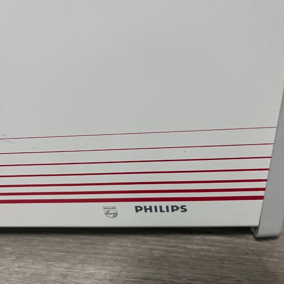 Vintage 80s Red Philips Toaster. Made in Hong Kong 1980 Electrical Toaster Retro - Picture 6 of 7